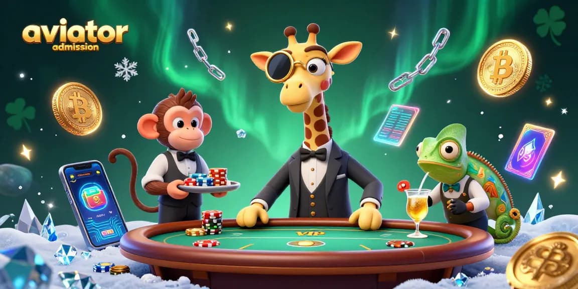 Aviator admission offers a thrilling casino experience with vibrant characters and crypto elements.