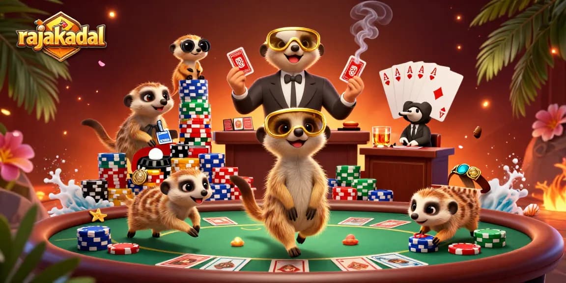 Mainkan rajakadal dalam permainan kasino dengan koloni meerkat yang menjalankan operasi canggih dan pengalaman mendebarkan.