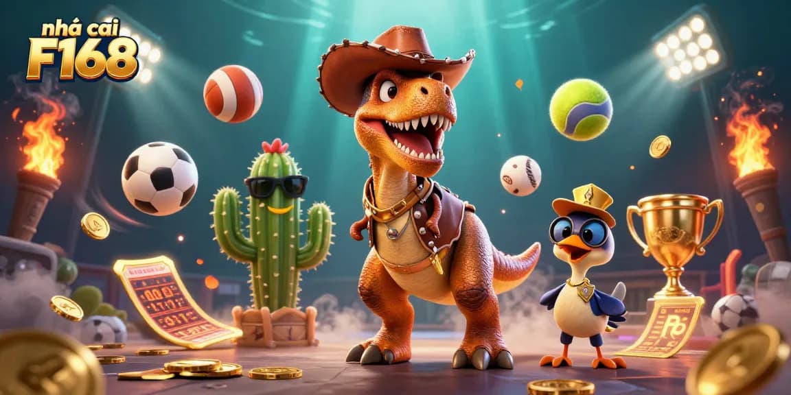 Experience thrilling bets and dynamic wins at nhà cái F168 with exciting gambling elements in a vibrant casino scene.