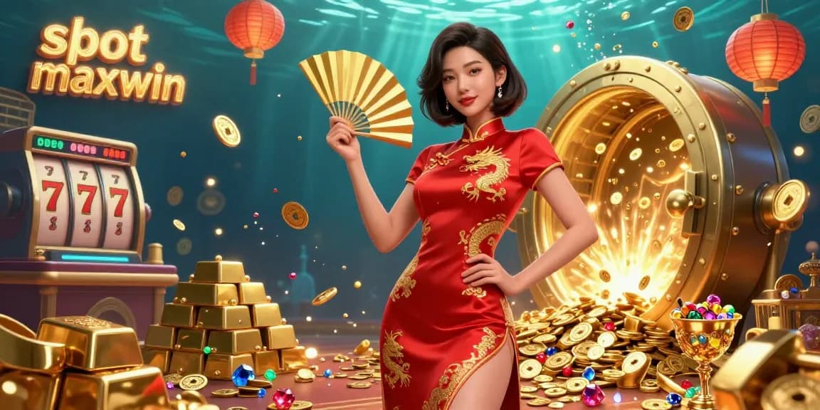 Rasakan kegembiraan slot maxwin dengan visual menawan dari slot, koin, dan harta karun.