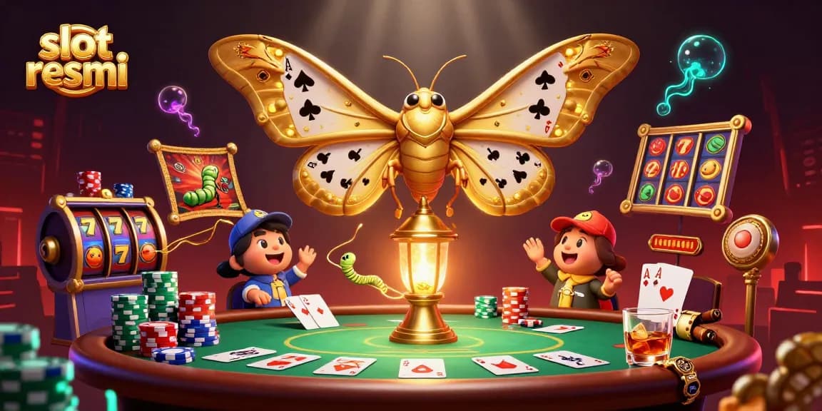 Spin winning slots officially at slot resmi with rich colorful casino elements.