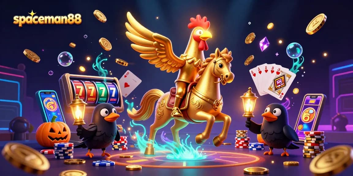 Engage with spaceman88 in thrilling slot action at a vibrant online casino.