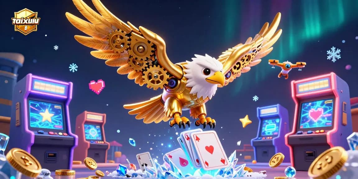Engage in Tài Xỉu gameplay excitement with taixiuonline8's immersive 3D casino illustration.