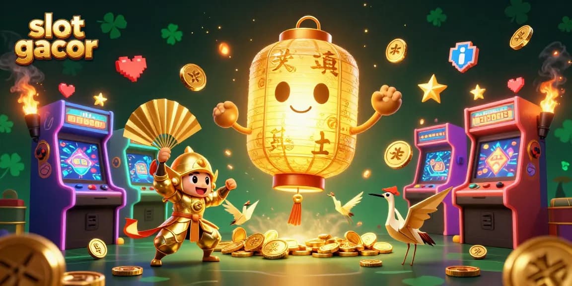 Engage with exciting slot gacor games featuring vibrant characters and neon visuals.