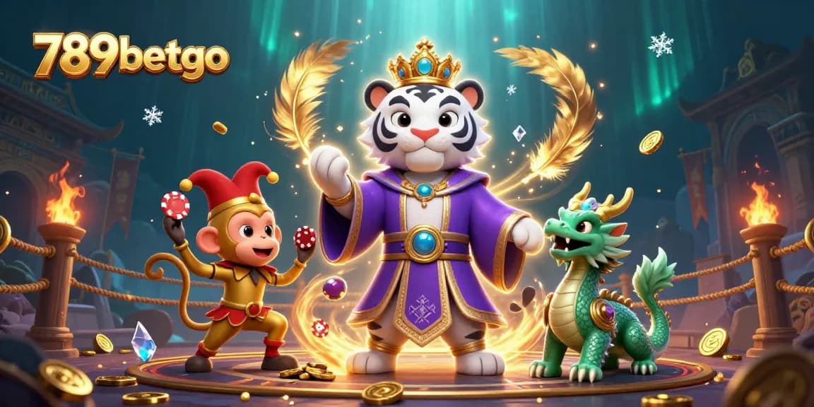 Engage in thrilling moments at 789betgo with a lively 3D scene showcasing classic casino elements.