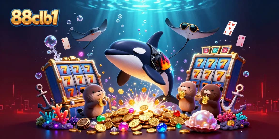 Experience thrilling wins with 88clb1 at the casino with captivating sea creatures.