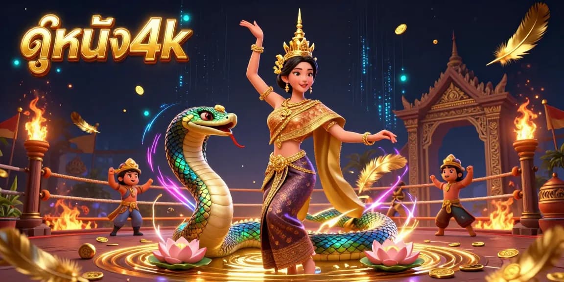 Engage in exciting ดูหนัง4k experiences with vibrant Asian characters and dynamic casino elements.