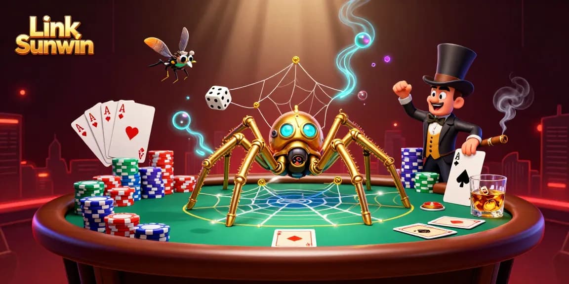 Engage in thrilling gameplay with Link Sunwin's vibrant casino atmosphere featuring steampunk elements.