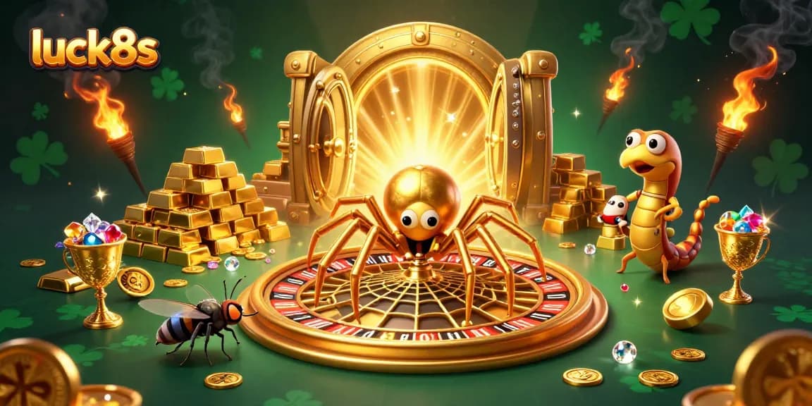 Engage in thrilling gameplay at luck8s with vibrant casino elements and captivating characters.