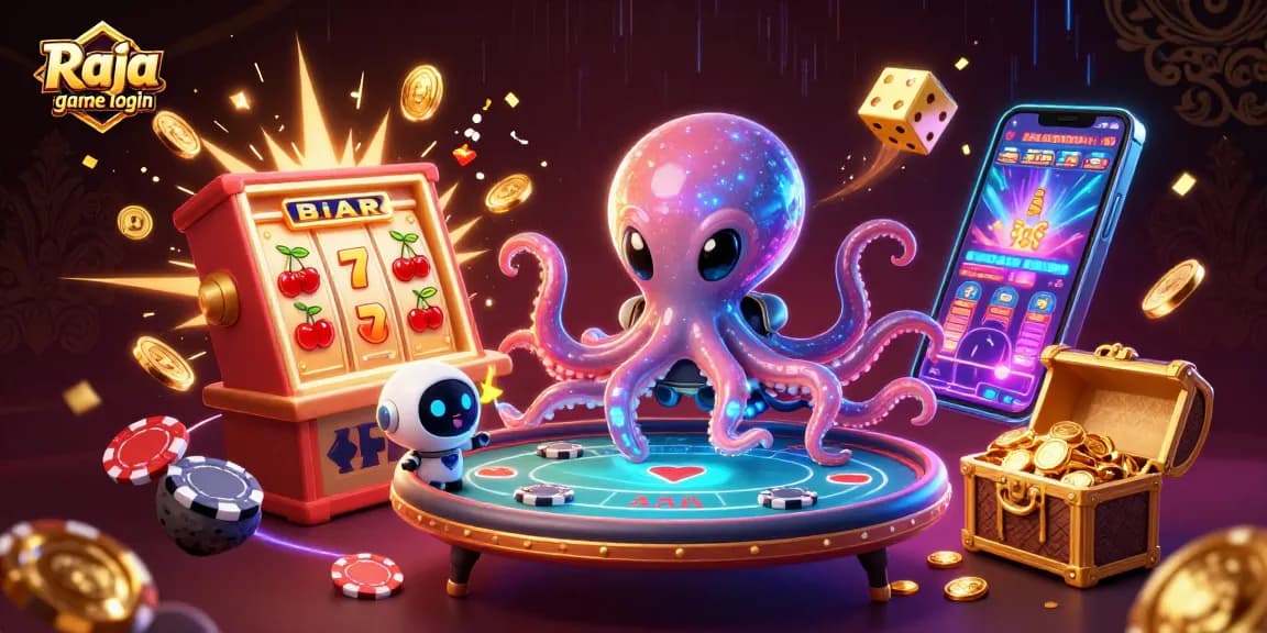 Engage with Raja game login through a vibrant alien casino experience featuring rich visuals.