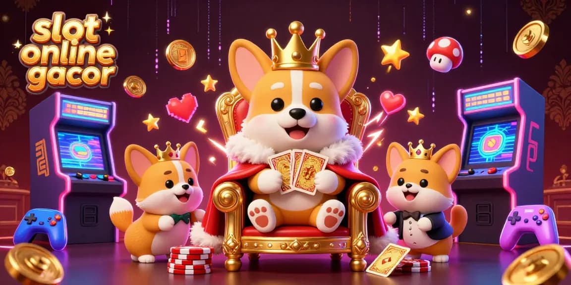 Slot online gacor ditemukan dalam ilustrasi kasino yang menarik dan berwarna-warni.