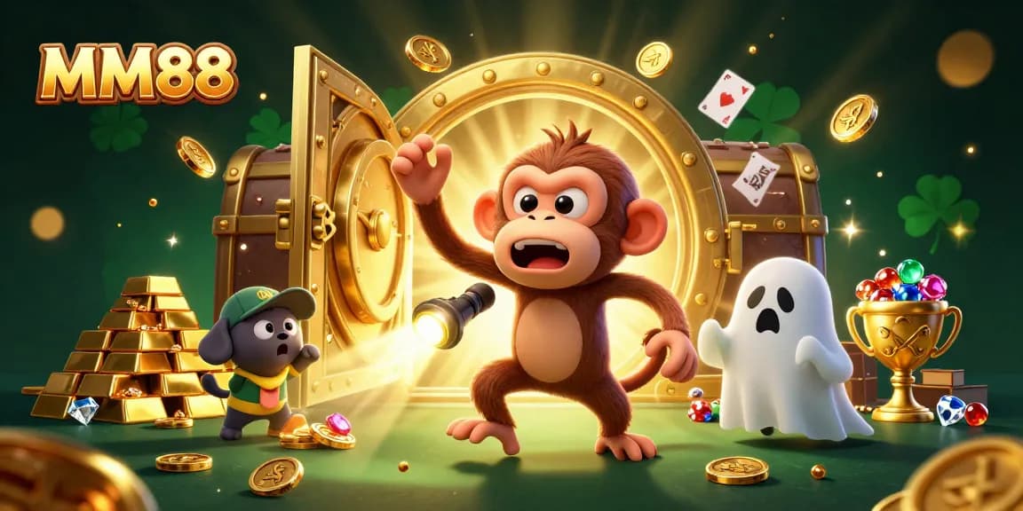 Experience adventurous MM88 gaming with golden treasures amidst casino escapades.