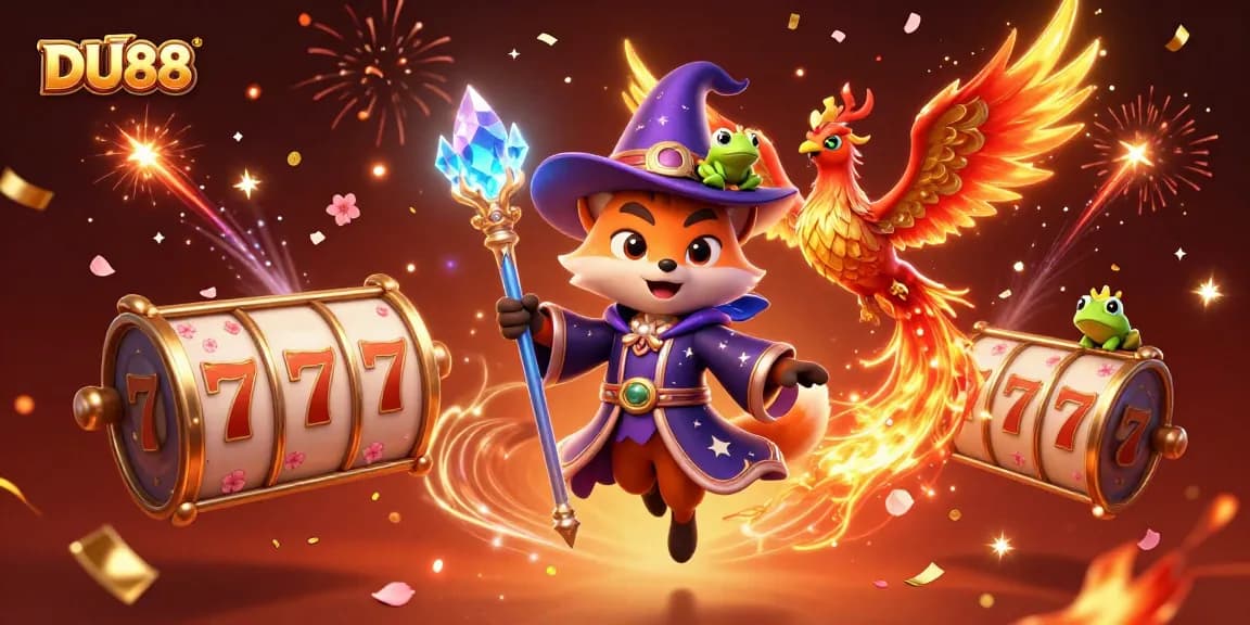 Engage in thrilling DU88 playing with mystical characters and vibrant casino elements