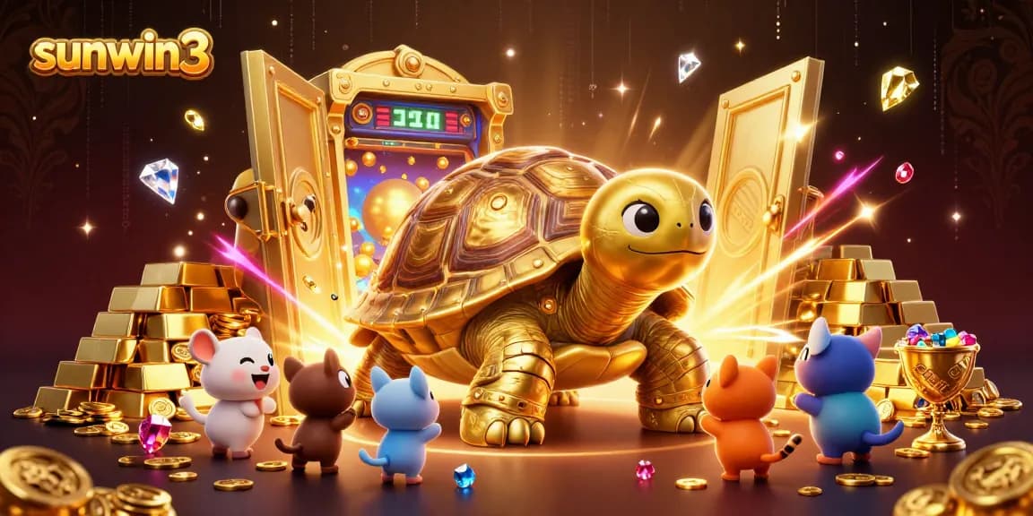 Play exciting games at sunwin3, experience vibrant 3D adventures with gold and treasures.