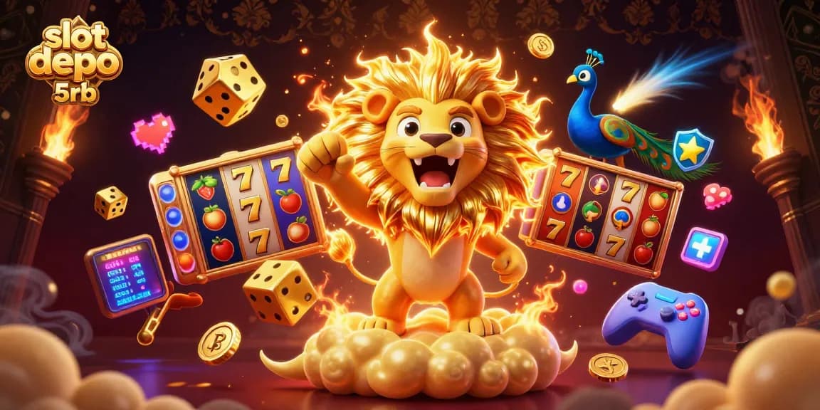 Experience the thrill of slot depo 5rb with jackpots and vibrant slot reels.