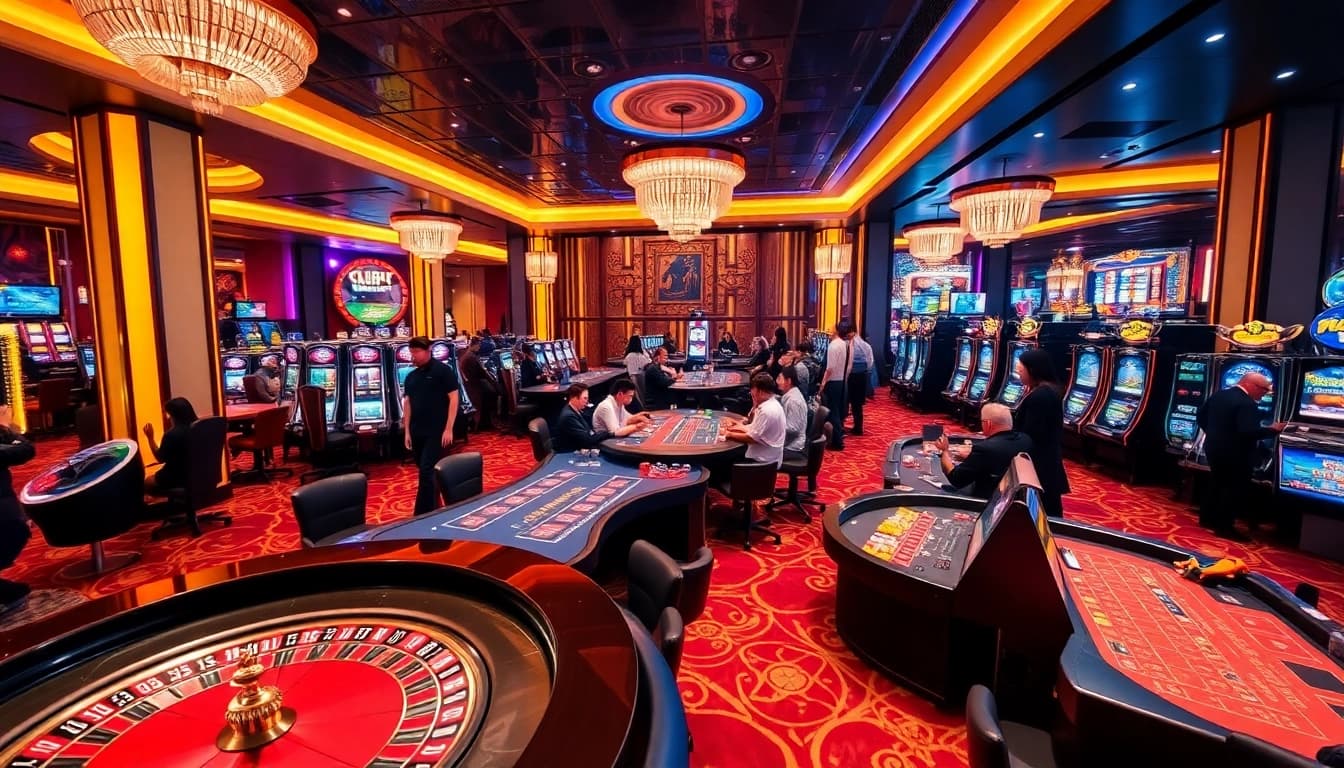 Experience the excitement of LC88 with vibrant casino tables and thrilling gaming action.
