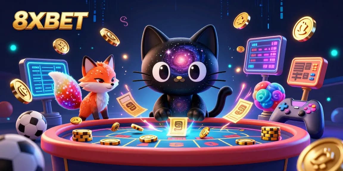 Engage with 8XBET's exciting sports betting experience, featuring a cosmic theme with intergalactic action!