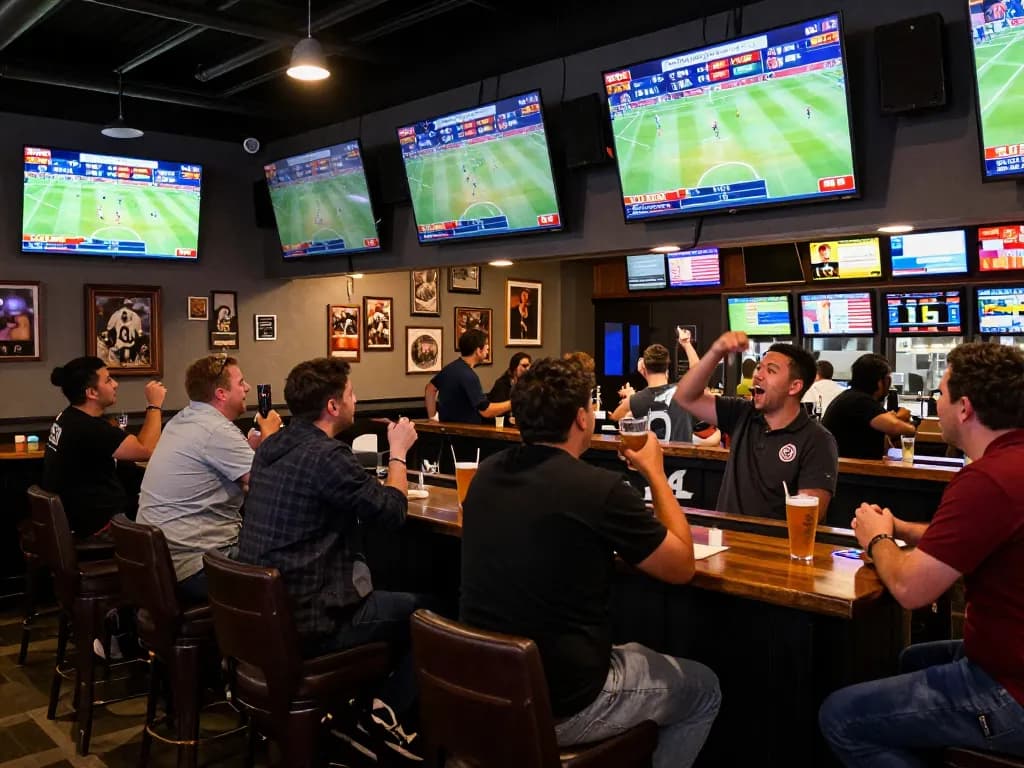 Watch sports and place bets at a lively venue with the latest tylebongda odds displayed on screens