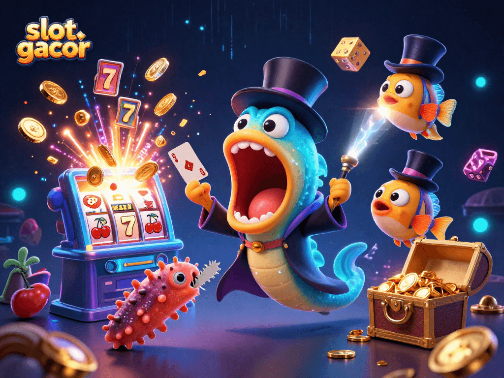 Engage with slot gacor magic as deep-sea characters perform casino tricks amidst explosive jackpots.