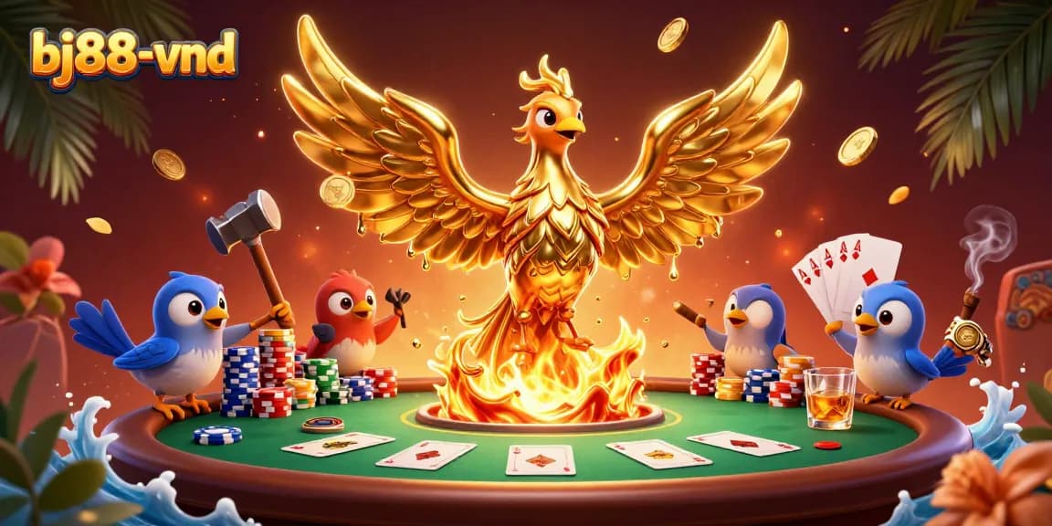Experience thrilling gaming at bj88-vnd with our vibrant casino scene filled with poker excitement.
