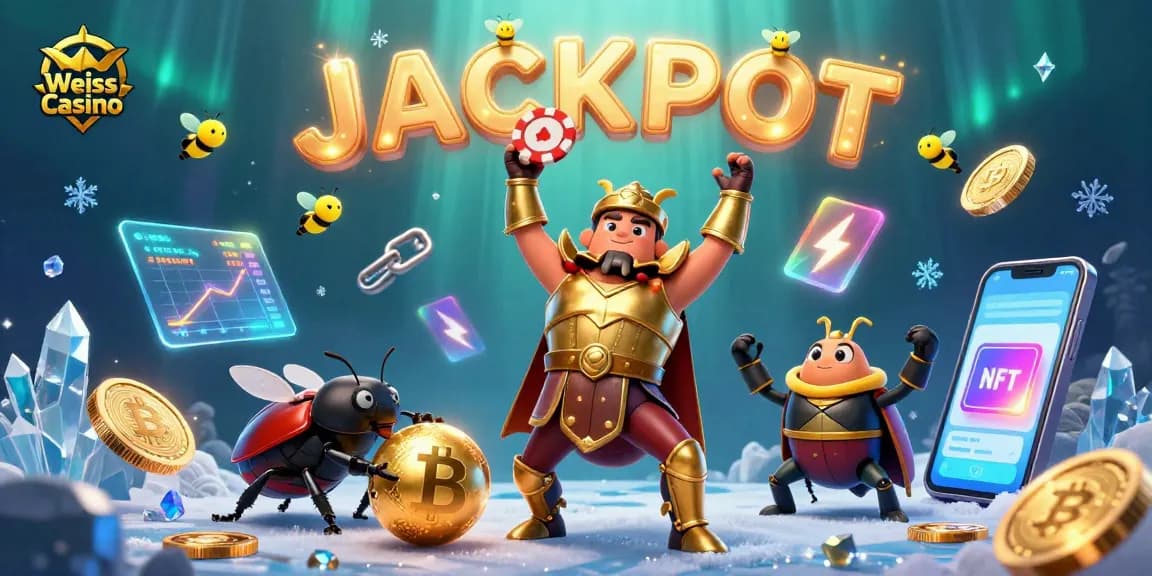 Weiss Casino nyeremény játékélmény, ahol a hercules bogár nyerő játék révén emel egy zsetont.
