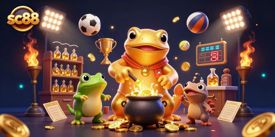 Engage with the excitement of sc88 by winning in immersive 3D gambling environments filled with gold and sports elements.