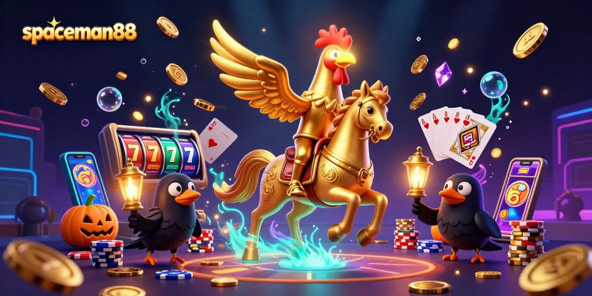 Engage with spaceman88 in thrilling slot action at a vibrant online casino.