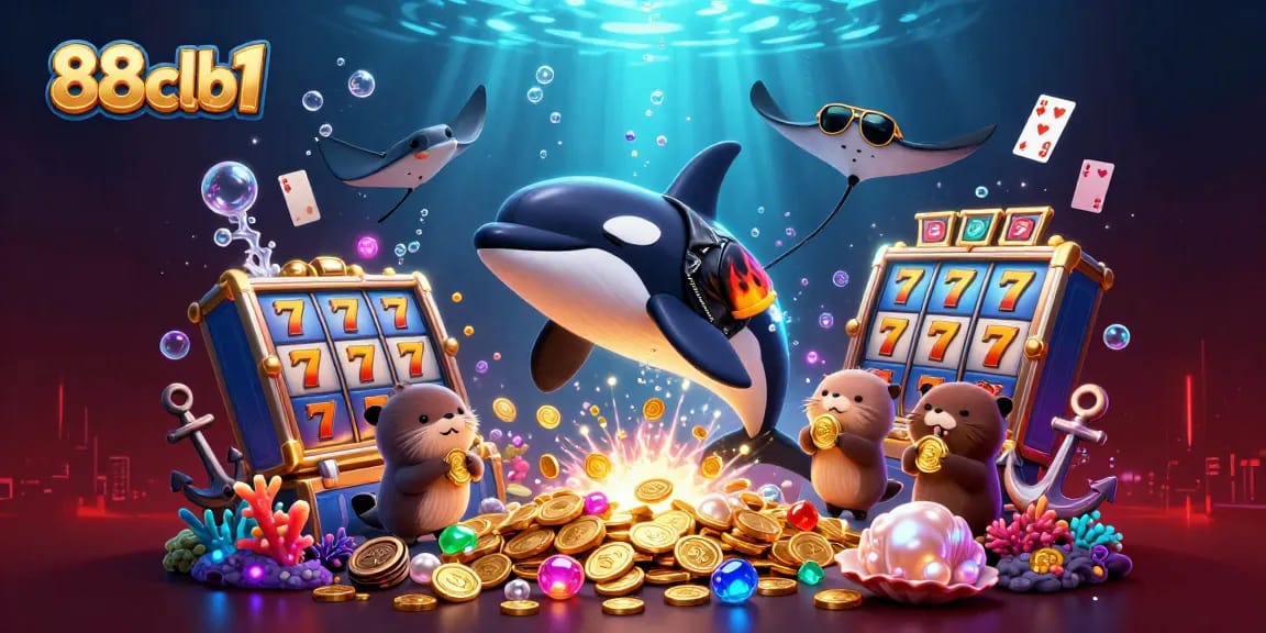 Experience thrilling wins with 88clb1 at the casino with captivating sea creatures.