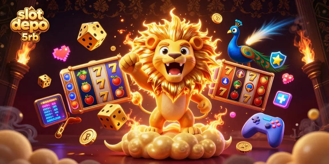 Experience the thrill of slot depo 5rb with jackpots and vibrant slot reels.