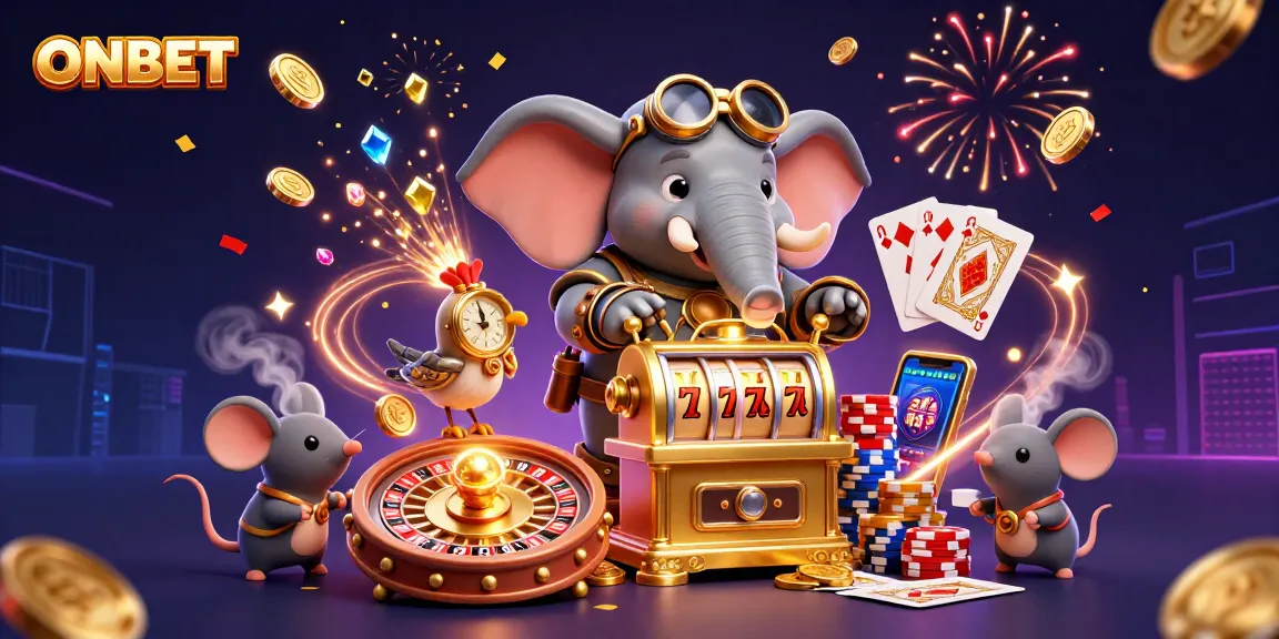 Engage with thrilling gaming action at ONBET featuring steampunk characters and endless winnings.