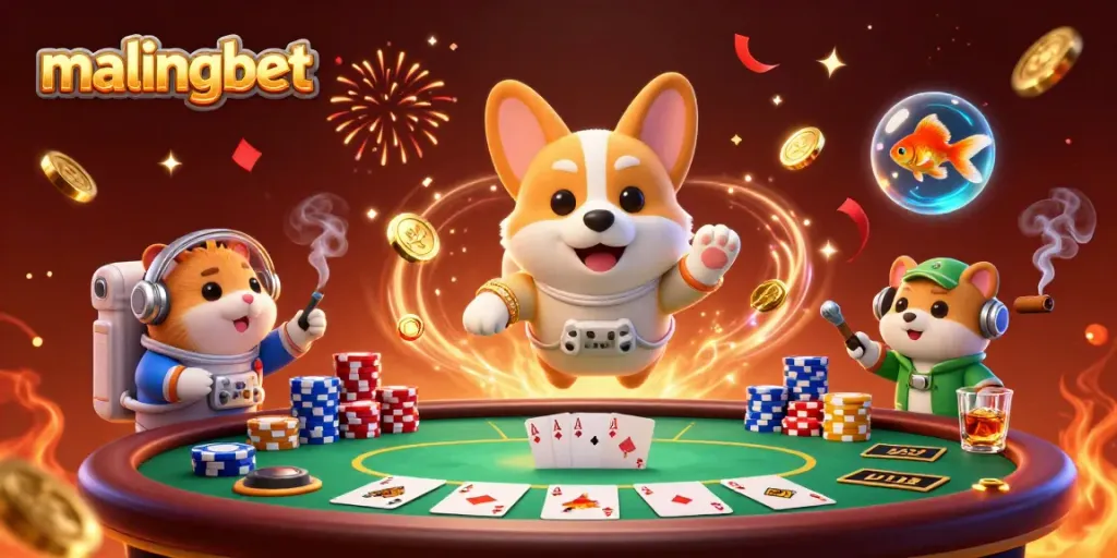 Malingbet menghadirkan keseruan kasino luar angkasa dengan corgi astronot dan elemen permainan mengambang