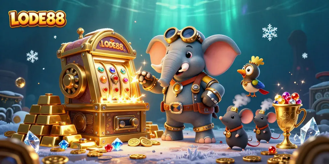 Spin the golden slot machine at LODE88 for a chance at thrilling jackpots!