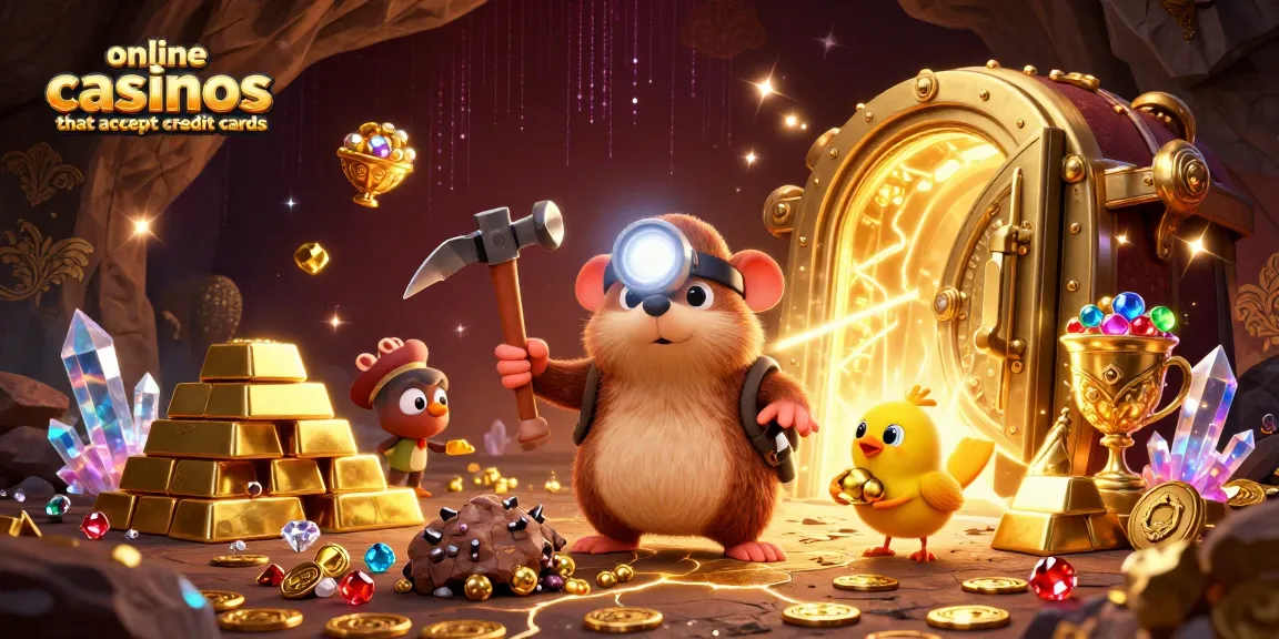 Experience the excitement of online casinos that accept credit cards with treasure-filled adventures.