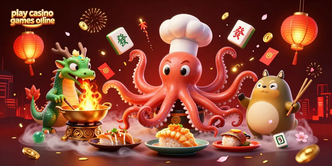 Play casino games online with animated 3D characters and lively casino elements