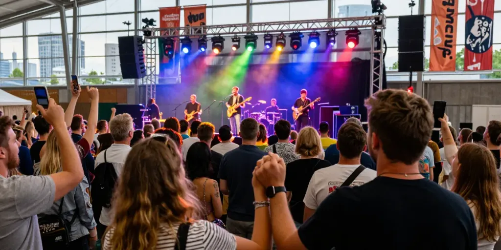 Experience live music excitement at kurpramogauti.lt's featured concert scene in Kaunas.