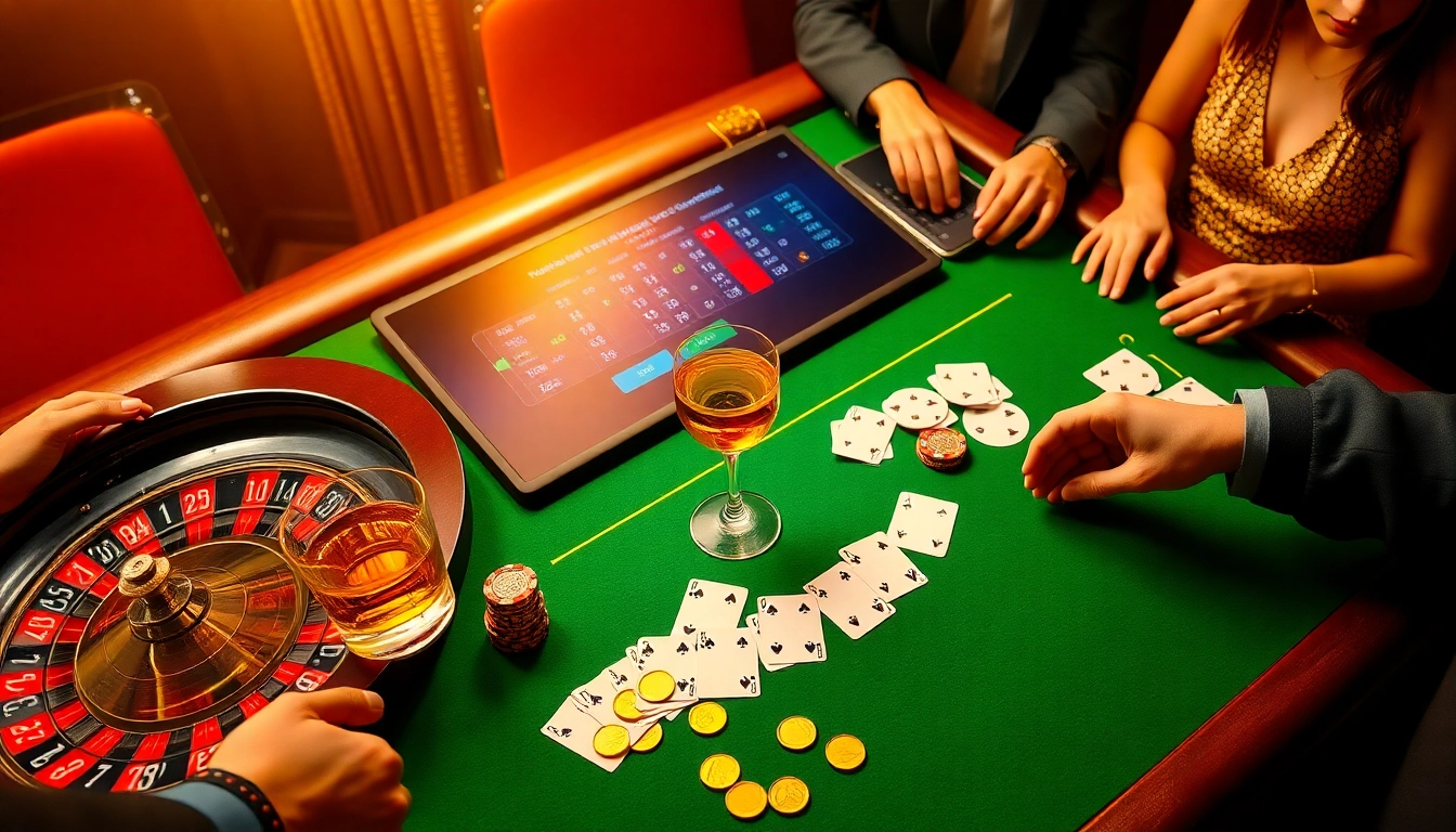 Experience thrilling gameplay on mmoo com with vibrant poker chips and casino tables.