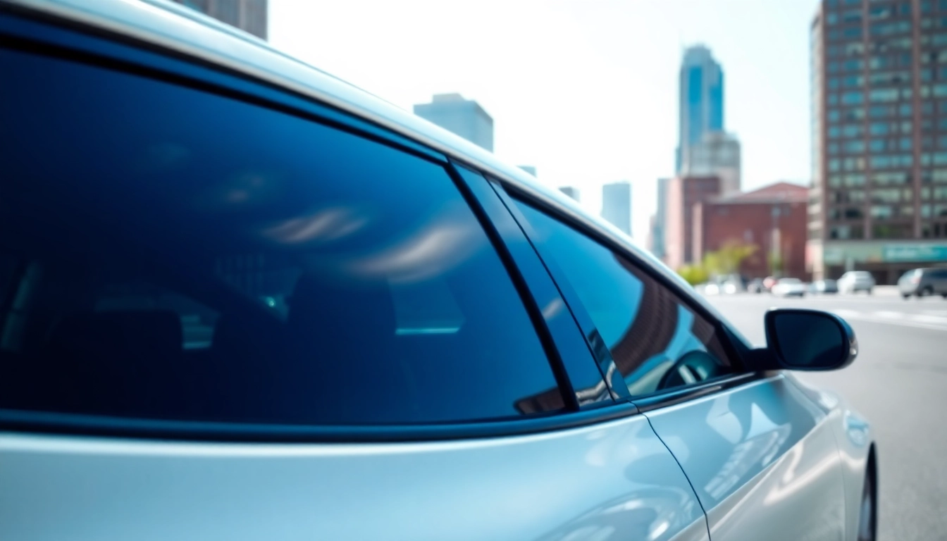 Experience window tinting Cleveland TN enhancing car aesthetics and comfort in urban settings.