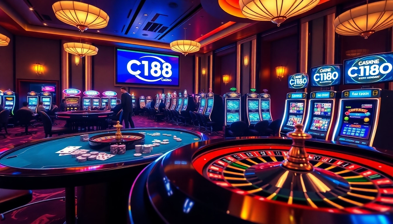Experience the excitement of C168 with vibrant table games and modern casino technology.